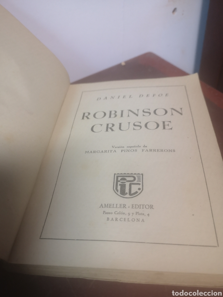 Libros de segunda mano: ROBINSON CRUSOE - DANIEL DAFOE - AMELLER - Foto 2