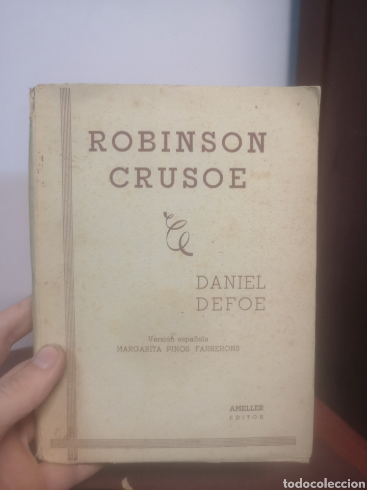 Libros de segunda mano: ROBINSON CRUSOE - DANIEL DAFOE - AMELLER - Foto 1