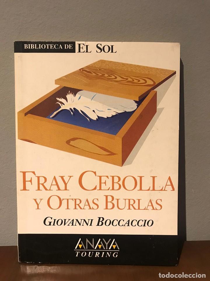 Libros de segunda mano: LIBRO FRAY CEBOLLA Y OTRAS BURLAS DE GIOVANNI BOCCACCIO - Foto 1