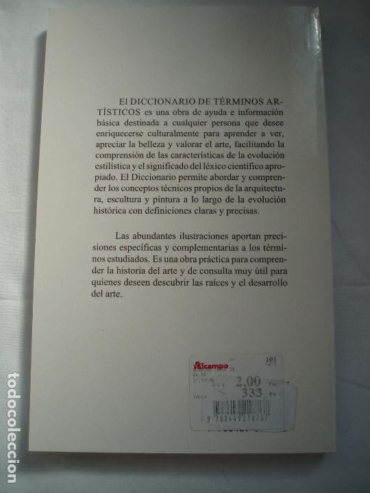 Libros de segunda mano: DICCIONARIO DE TERMINOS ARTISTICOS. - Foto 2