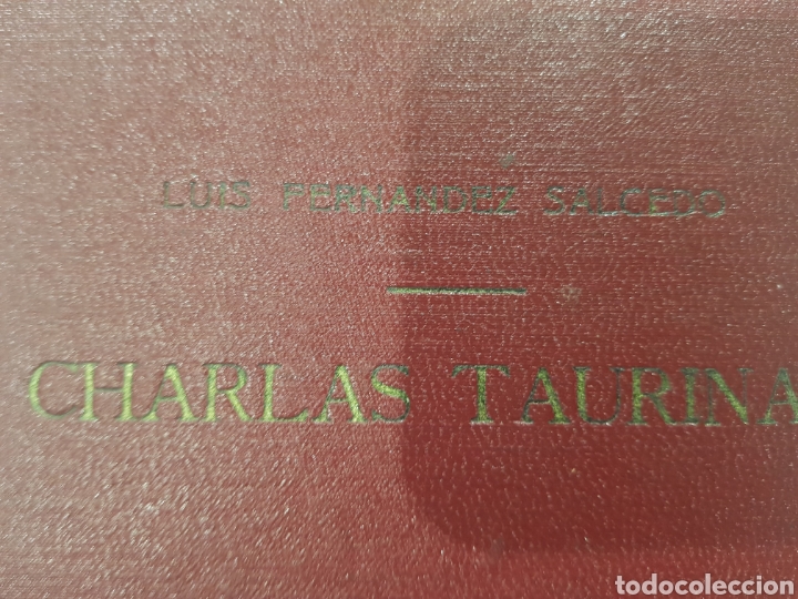 Libros de segunda mano: Charlas Taurinas, Luis Fernandez ,1947 - Foto 2