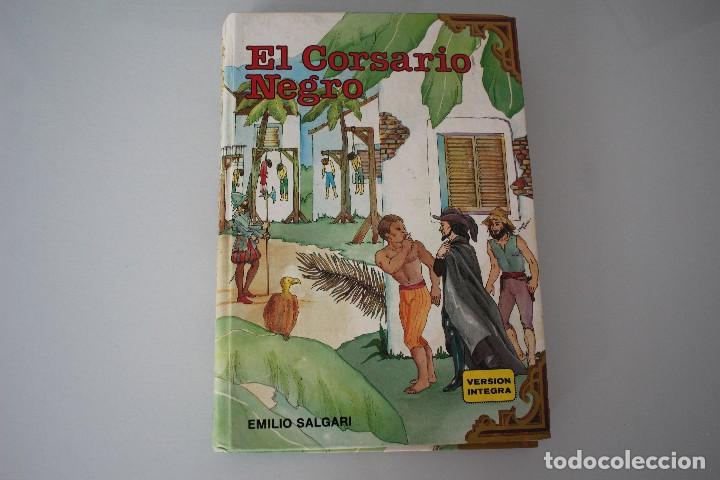 Libros de segunda mano: EL CORSARIO NEGRO EMILIO SALGARI VERSI&Oacute;N COMPLETA - Foto 1