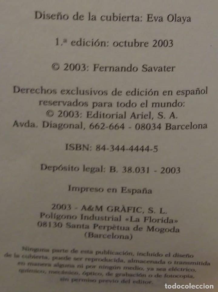 Libros de segunda mano: El valor de elegir &ndash; Fernando Savater - Foto 2