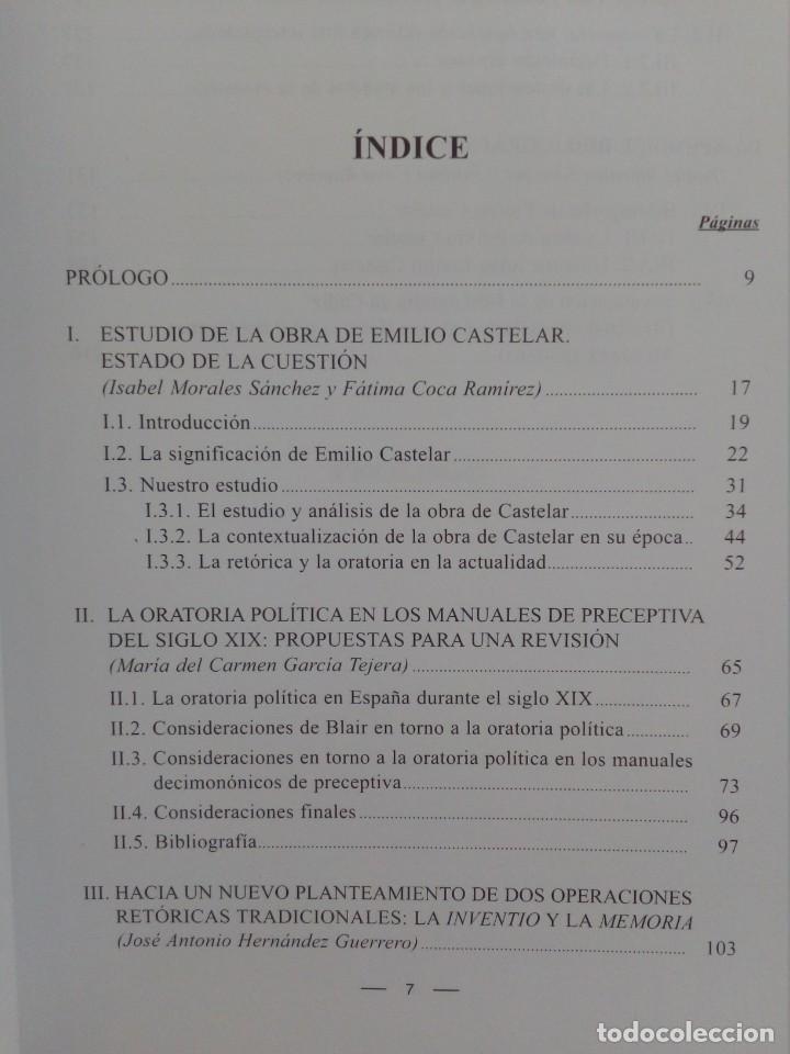 Libros de segunda mano: Emilio Castelar - Nuevas Aportaciones - 2003 - Foto 3