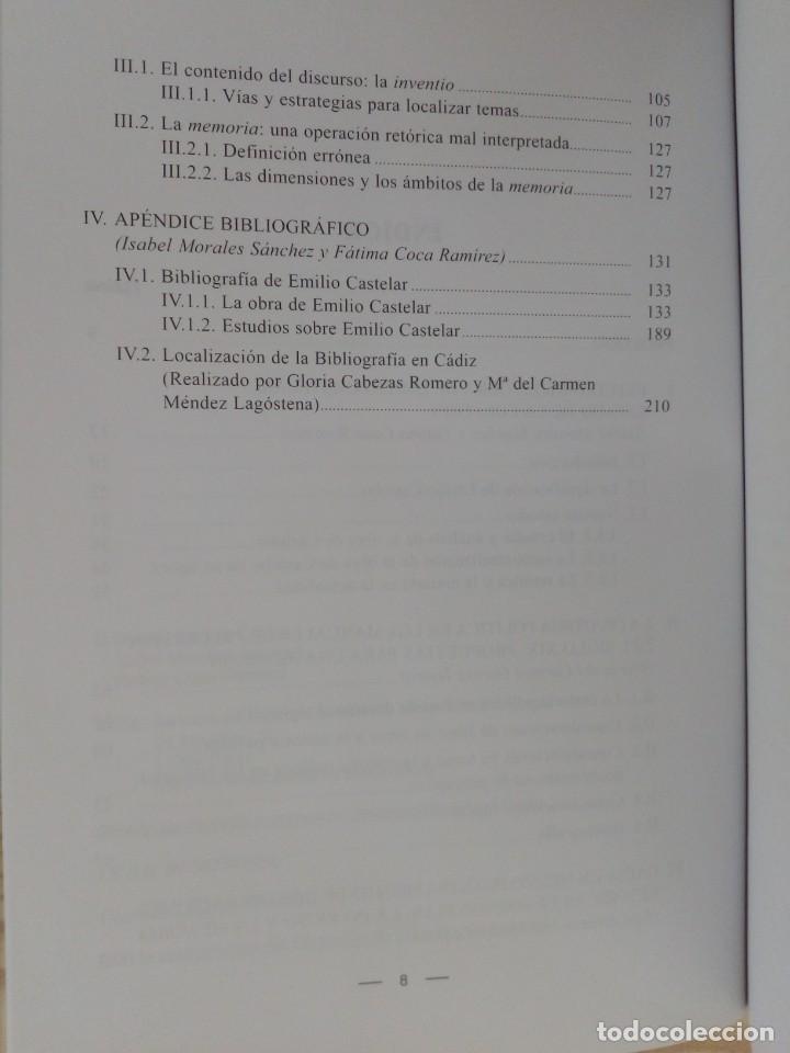 Libros de segunda mano: Emilio Castelar - Nuevas Aportaciones - 2003 - Foto 4