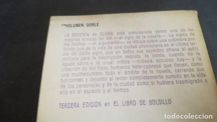 Libros de segunda mano: LA REGENTA - CLARIN - ALIANZA &Ntilde;207 - Foto 3