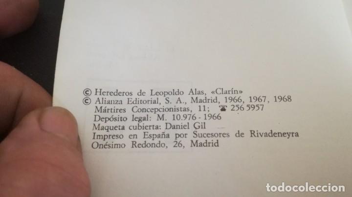 Libros de segunda mano: LA REGENTA - CLARIN - ALIANZA &Ntilde;207 - Foto 6