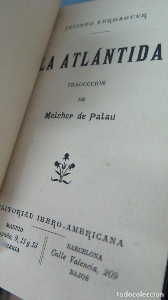 Libros de segunda mano: LA ATLANTIDA. VERDAGUER. DE PALAU - Foto 2