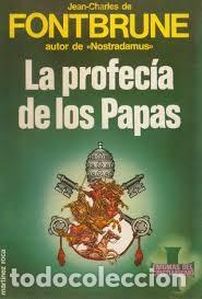 Libros de segunda mano: la profec&iacute;a de los papas Jean Charles de Fontbrune - Foto 1