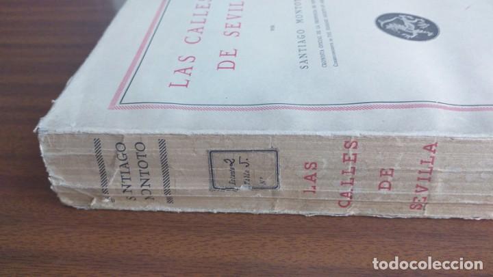 Libros de segunda mano: Las calles de Sevilla --- Santiago Montoto - Foto 3