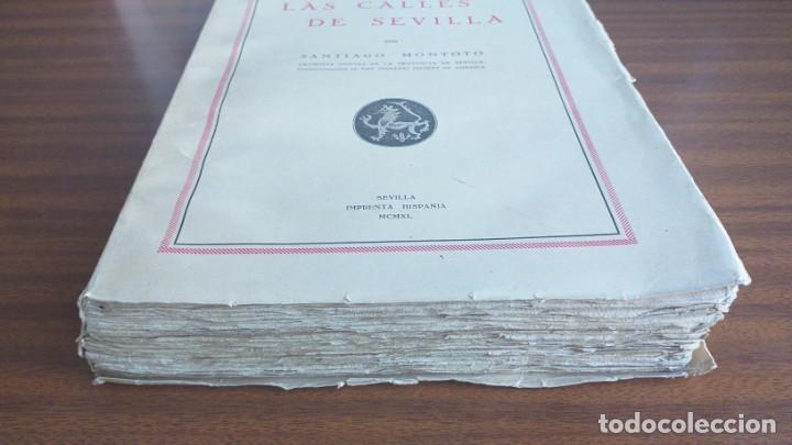 Libros de segunda mano: Las calles de Sevilla --- Santiago Montoto - Foto 5