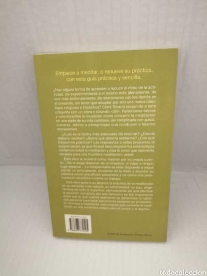 Libros de segunda mano: MEDITACI&Oacute;N SIN GUR&Uacute;S (Primera edici&oacute;n) - Foto 2