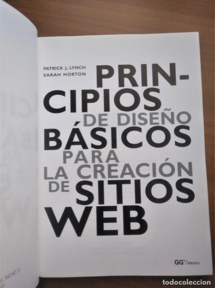 Libros de segunda mano: Principios de dise&ntilde;o b&aacute;sicos para la creaci&oacute;n de sitios web, Lynch-Horton, GG, 2000 - Foto 2
