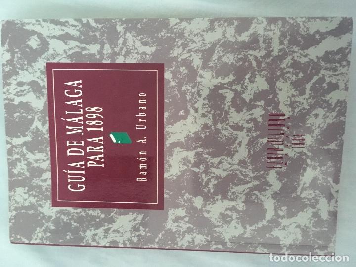 Libros de segunda mano: Gu&iacute;a de M&aacute;laga para 1898 - Foto 1