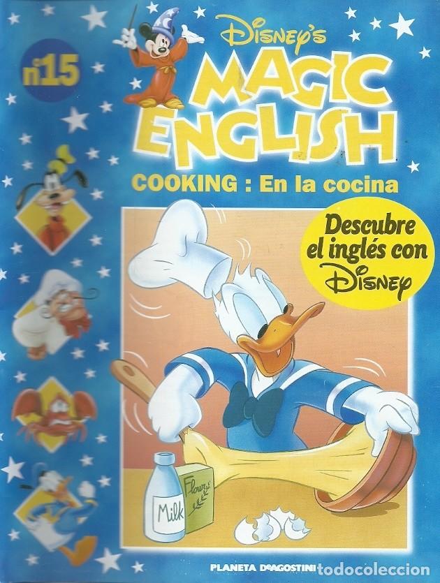 Libros de segunda mano: MAGIC ENGLISH 15 COOKING EN LA COCINA DISNEY - Foto 1
