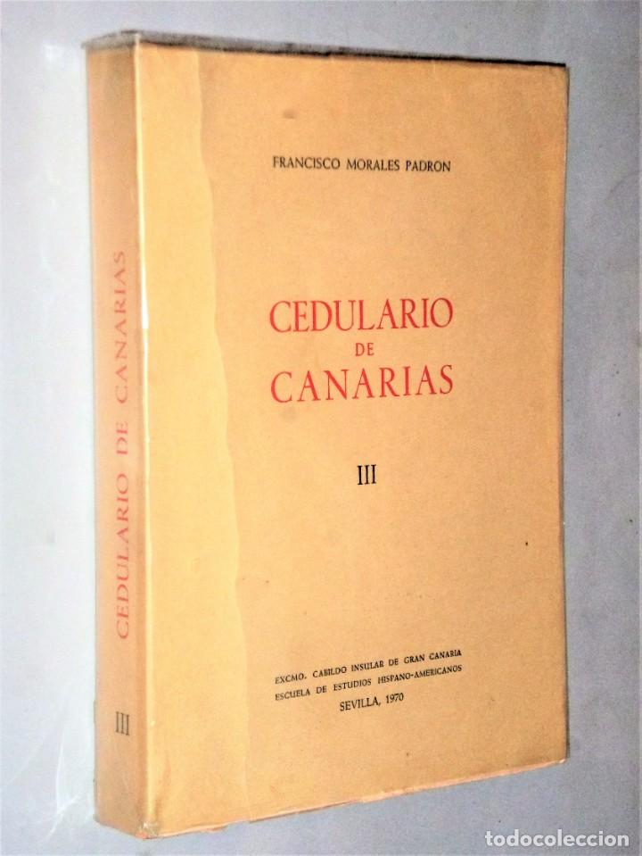 Libros de segunda mano: CEDULARIO DE CANARIAS. 3 TOMOS - Foto 2