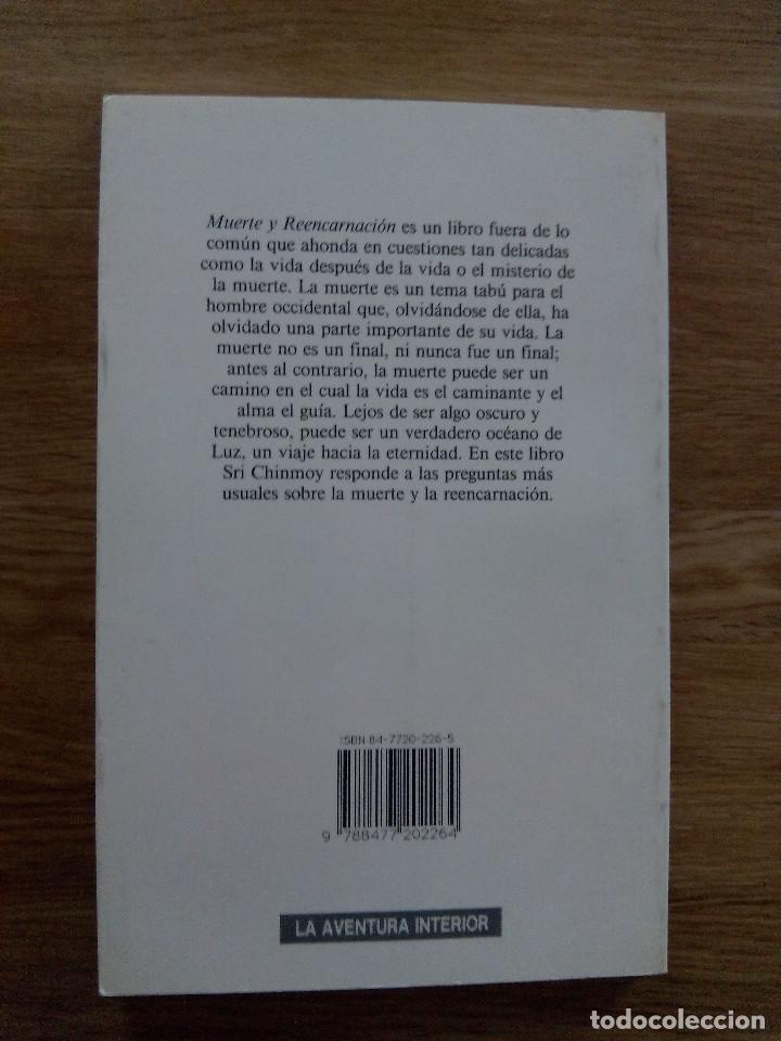 Libros de segunda mano: MUERTE Y REENCARNACION - SRI CHINMOY - Foto 2