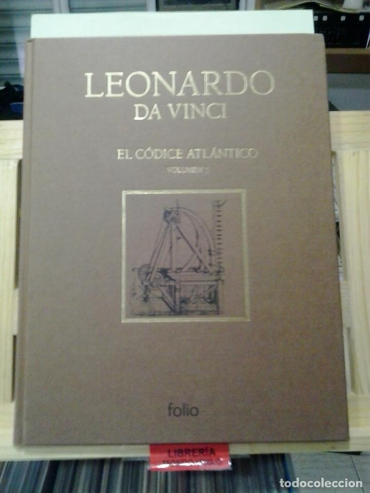 Libros de segunda mano: LMV - El c&oacute;dice atl&aacute;ntico, vol. 3. Leonardo da Vinci - Foto 1