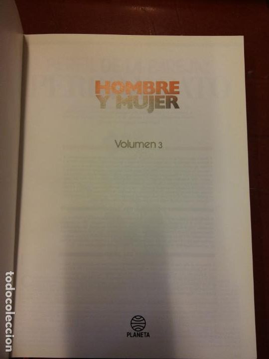 Libros de segunda mano: HOMBRE Y MUJER. VOLUMEN 3. EDITORIAL PLANETA. - Foto 1
