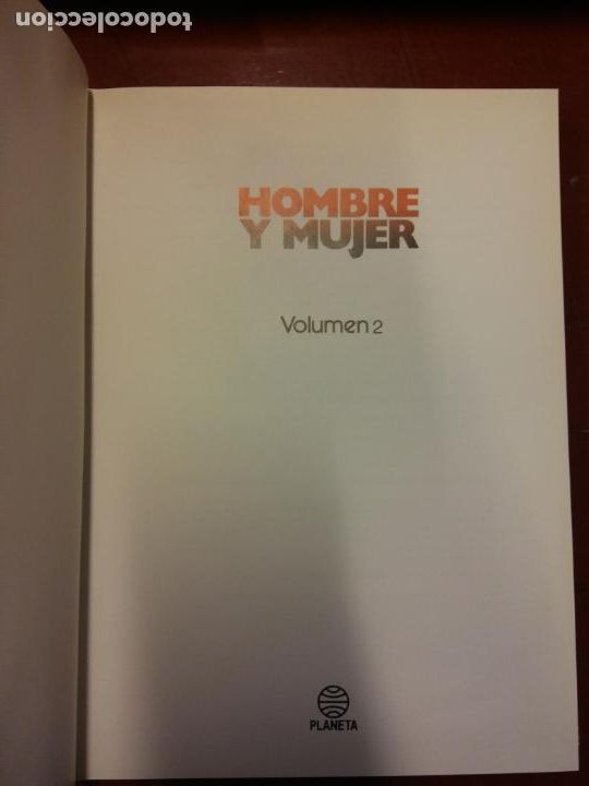 Libros de segunda mano: HOMBRE Y MUJER. VOLUMEN 2. EDITORIAL PLANETA. - Foto 1