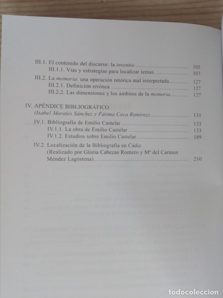 Libros de segunda mano: Emilio Castelar - Nuevas Aportaciones - 2003 - Lote 2 - Foto 4