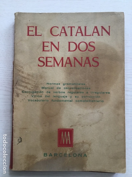Libros de segunda mano: EL CATALAN EN DOS SEMANA - Foto 1