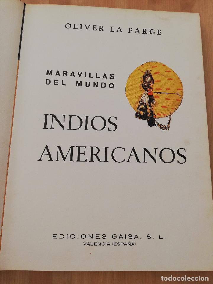 Libros de segunda mano: INDIOS AMERICANOS (OLIVER LA FARGE) - Foto 2