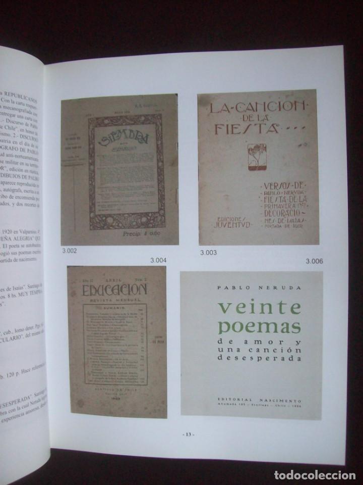 Libros de segunda mano: Centenario de Pablo Neruda. Catalogo subastas DURAN. Libros y manuscritos, Junio 2004 - Foto 3