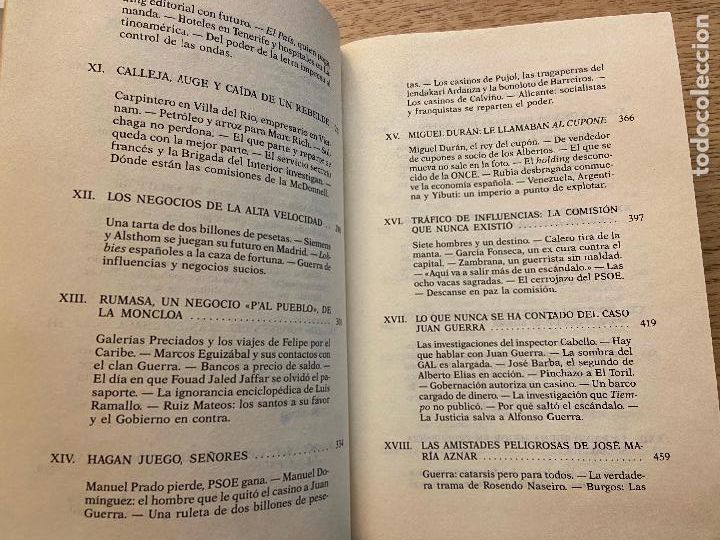 Libros de segunda mano: EL DINERO DEL PODER - JOS&Eacute; D&Iacute;AZ HERRERA - RAM&Oacute;N TIJERAS - 1991 - Foto 4