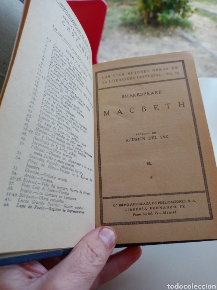 Libros de segunda mano: Macbeth. De Shakespeare. Biblioteca popular cervantes - Foto 2