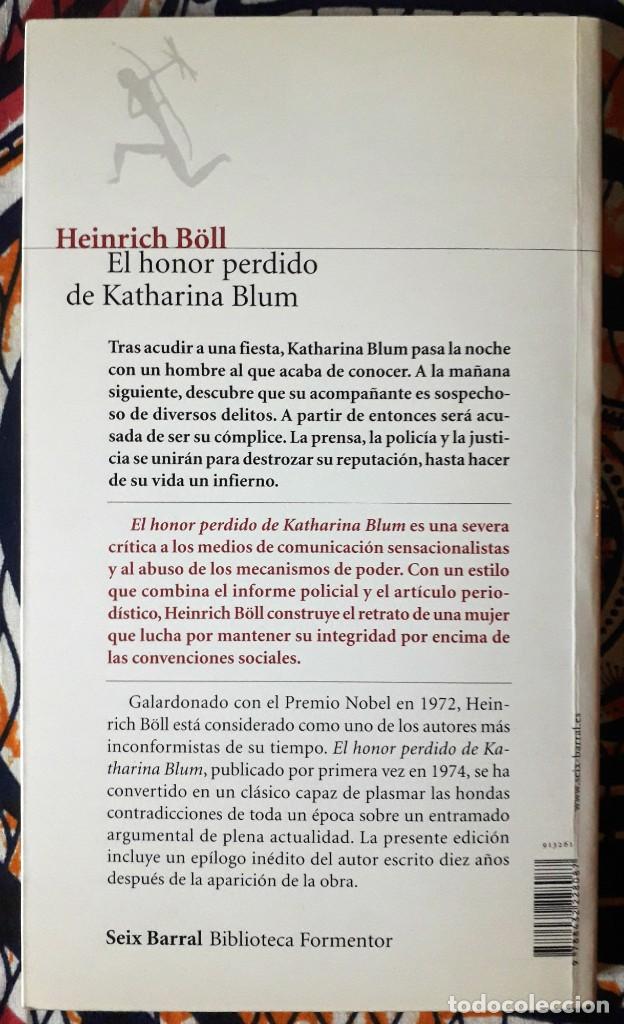 Libros de segunda mano: Heinrich B&ouml;ll . El honor perdido de Katharina Blum - Foto 2