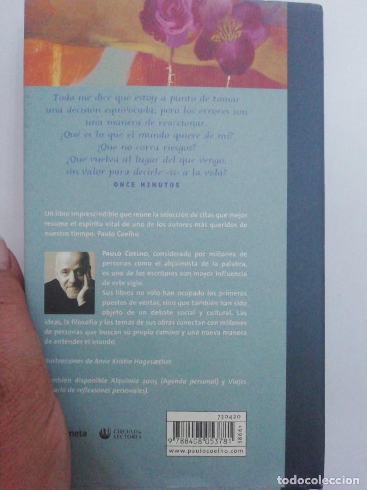 Libros de segunda mano: VIDA (SELECCION DE CITAS) PAULO COELHO - Foto 2