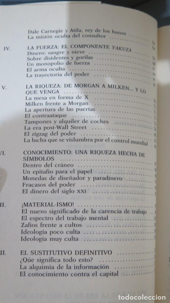 Libros de segunda mano: EL CAMBIO DEL PODER. POWERSHIFT. TOFFLER - Foto 3