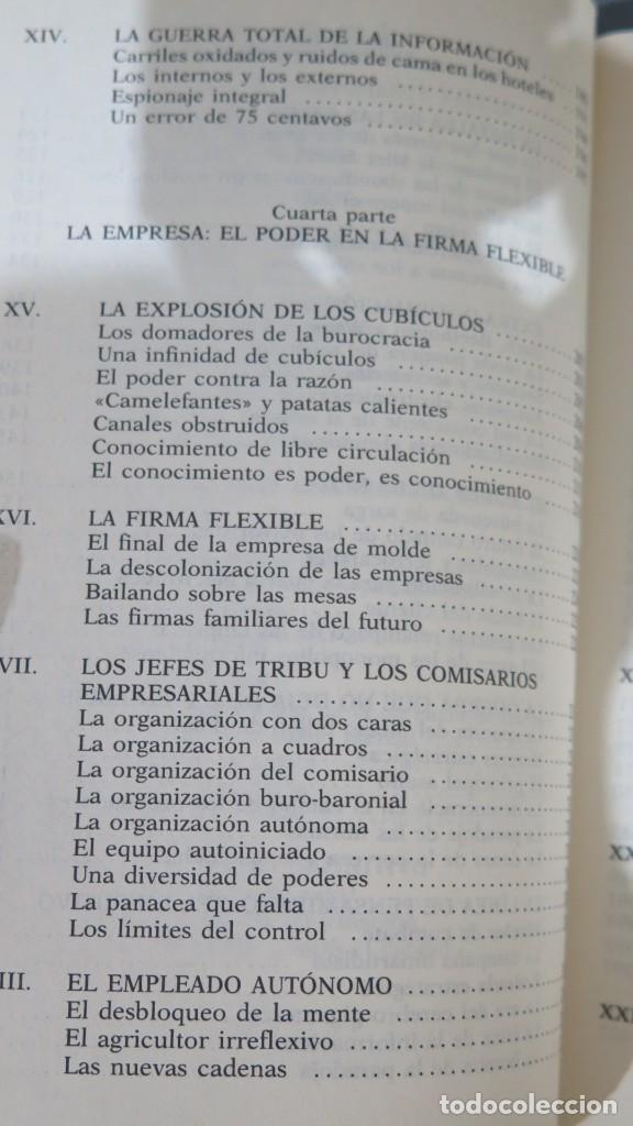 Libros de segunda mano: EL CAMBIO DEL PODER. POWERSHIFT. TOFFLER - Foto 5