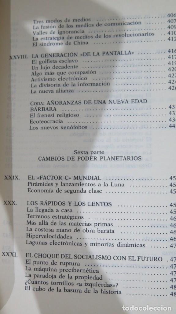 Libros de segunda mano: EL CAMBIO DEL PODER. POWERSHIFT. TOFFLER - Foto 8