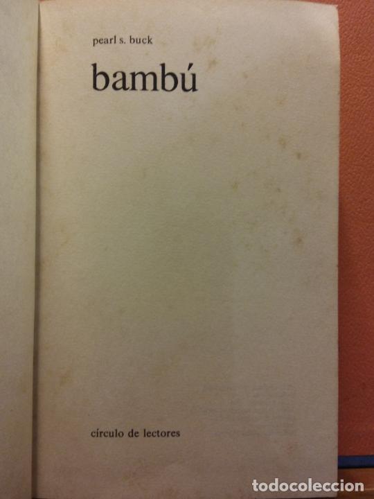 Libros de segunda mano: BAMB&Uacute;. PEARL S. BUCK. CIRCULO DE LECTORES - Foto 1