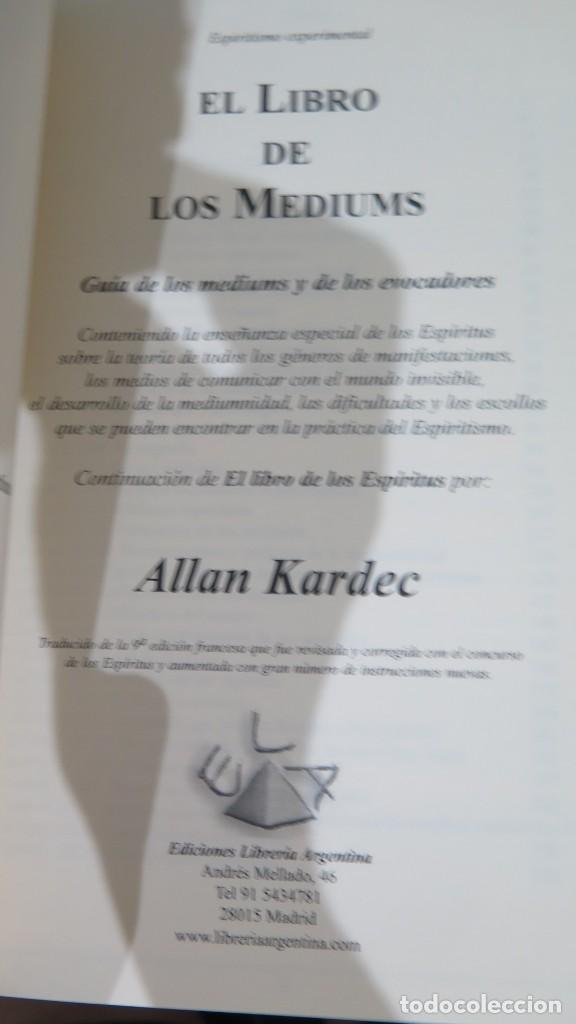 Libros de segunda mano: EL LIBRO DE LOS MEDIUMS. KARDEC - Foto 3