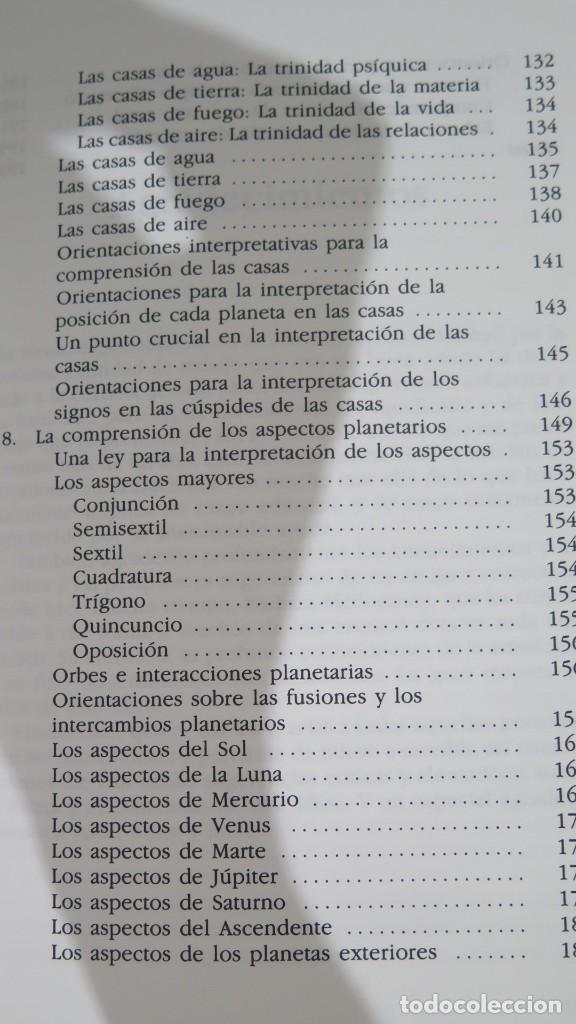 Libros de segunda mano: MANUAL DE INTERPRETACION DE LA CARTA NATAL. ARROYO - Foto 4