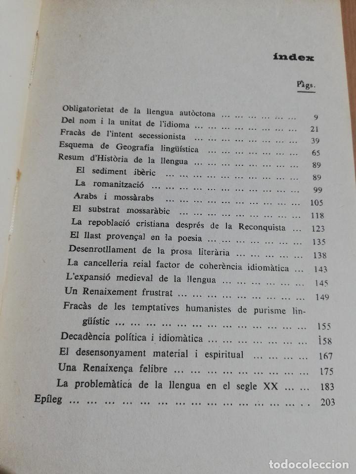 Libros de segunda mano: LA LLENGUA DELS VALENCIANS (MANUEL SANCHIS GUARNER) - Foto 4