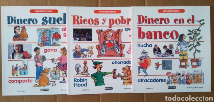 Libros de segunda mano: Lote Simplemente Dinero Completa (Everest, 2013). Por Steve Way y Mark Beech. - Foto 2