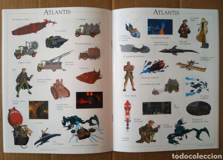 Libros de segunda mano: Atlantis: El Imperio Perdido / Libro de Pegatinas (Disney/Gaviota, 2001). - Foto 3