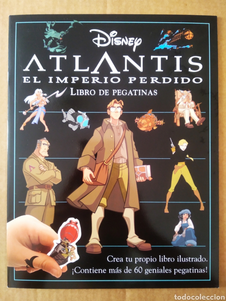 Libros de segunda mano: Atlantis: El Imperio Perdido / Libro de Pegatinas (Disney/Gaviota, 2001). - Foto 1