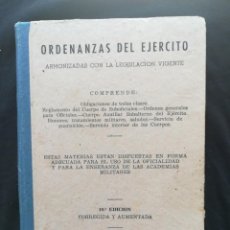 Libros de segunda mano: ORDENANZAS DEL EJÉRCITO LIBRERÍA Y CASA EDITORIAL HERNANDO 1955. Lote 217596017