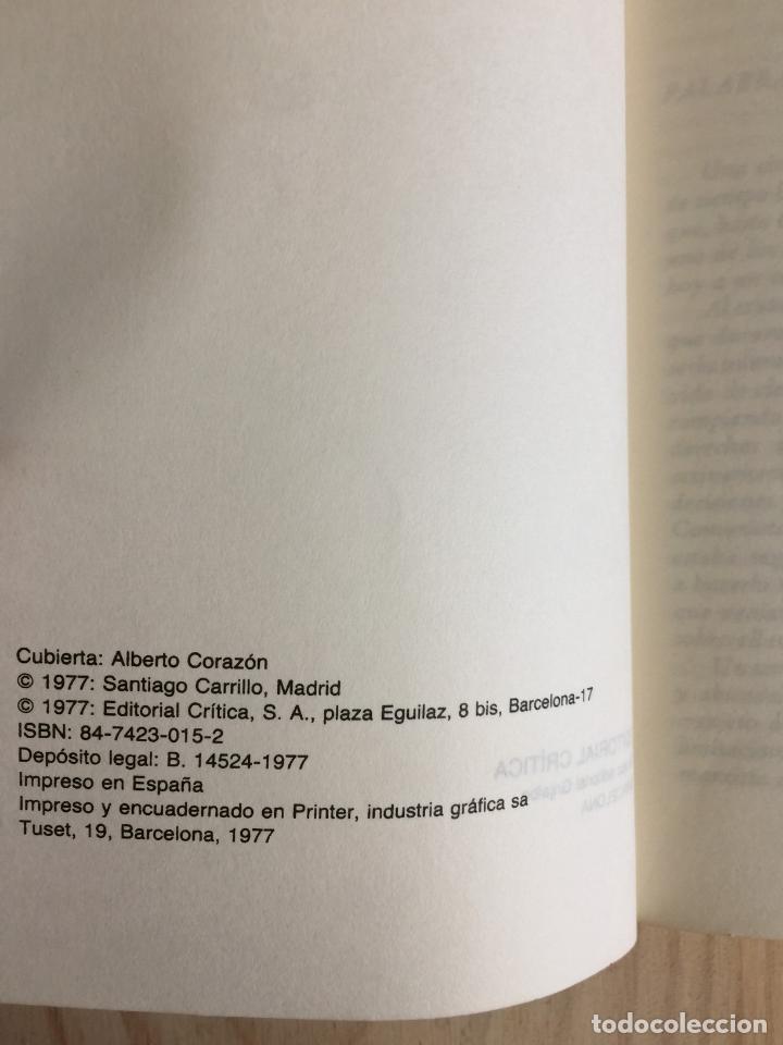 Libros de segunda mano: Eurocomunismo y estado - Santiago Carrillo - Foto 4