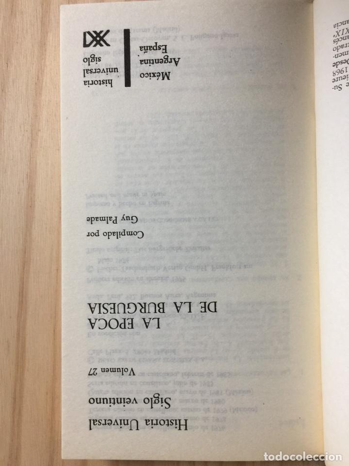 Libros de segunda mano: La &eacute;poca de la burgues&iacute;a - Guy Palmade - Foto 4