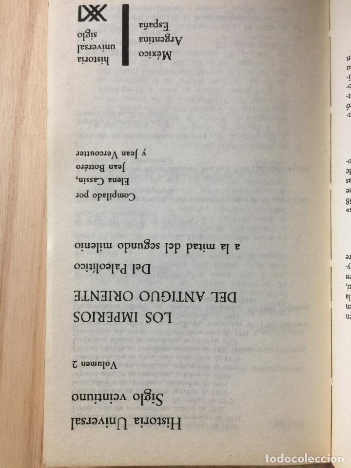 Libros de segunda mano: LOS IMPERIOS DEL ANTIGUO ORIENTE I. - Cassin/Bottero/Vercoutter - Foto 2
