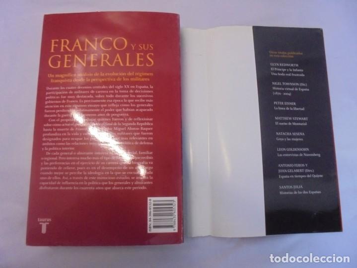 Libros de segunda mano: FRANCO Y SUS GENERALES. MIGUEL ALONSO BAQUER. EDITORIAL TAURUS. 2005 - Foto 22