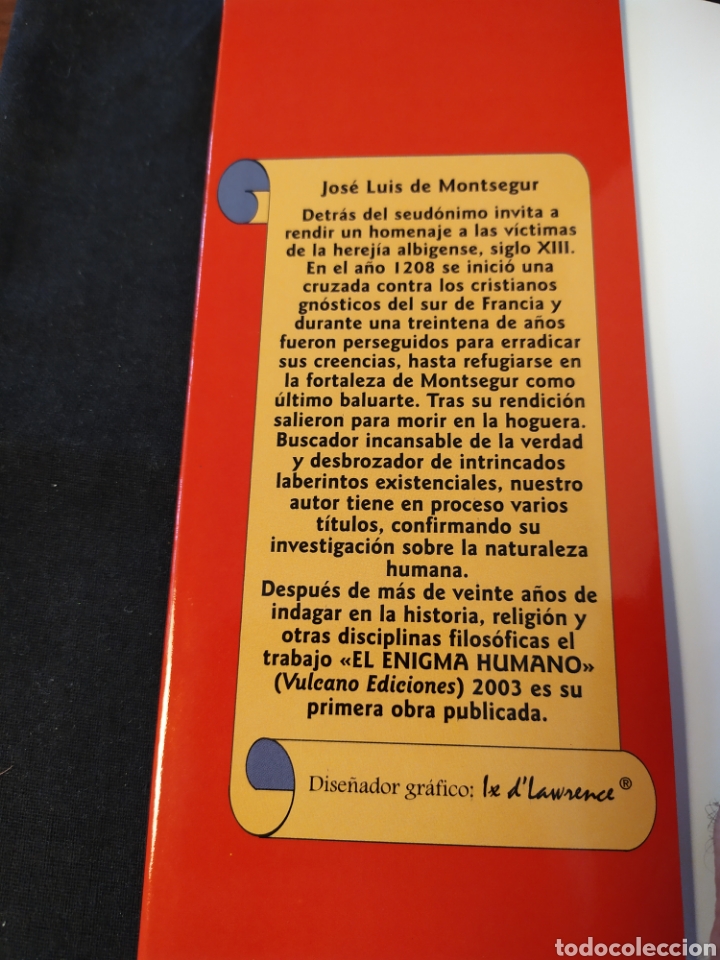 Libros de segunda mano: El enigma humano. Jos&eacute; Luis de Montsegur - Foto 4