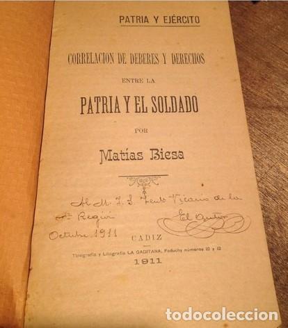 Libros de segunda mano: PATRIA Y EJERCITO.1&ordf;EDICION 1911..?&iquest; - Foto 1