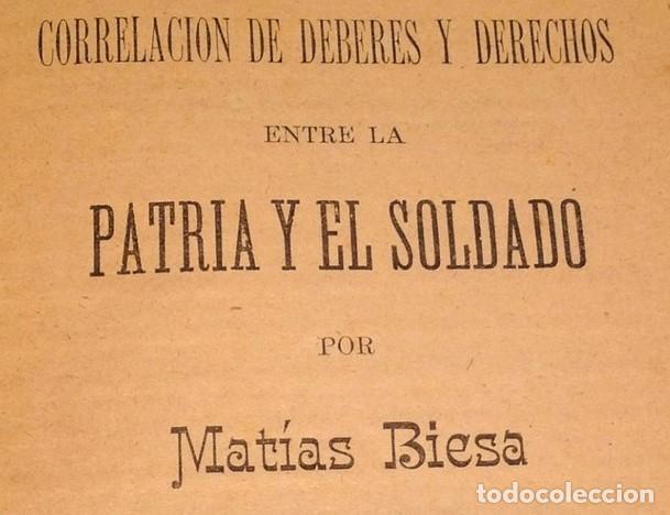 Libros de segunda mano: PATRIA Y EJERCITO.1&ordf;EDICION 1911..?&iquest; - Foto 3